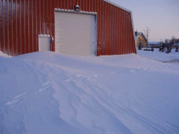 It was an adventure doing chores.  The horses, goats and chickens tolerated the heavy snow, blowing winds and sub zero temperatures, well maybe with the exception of....